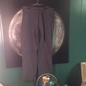 Silk and cotton.  Exquisite paper bag trousers